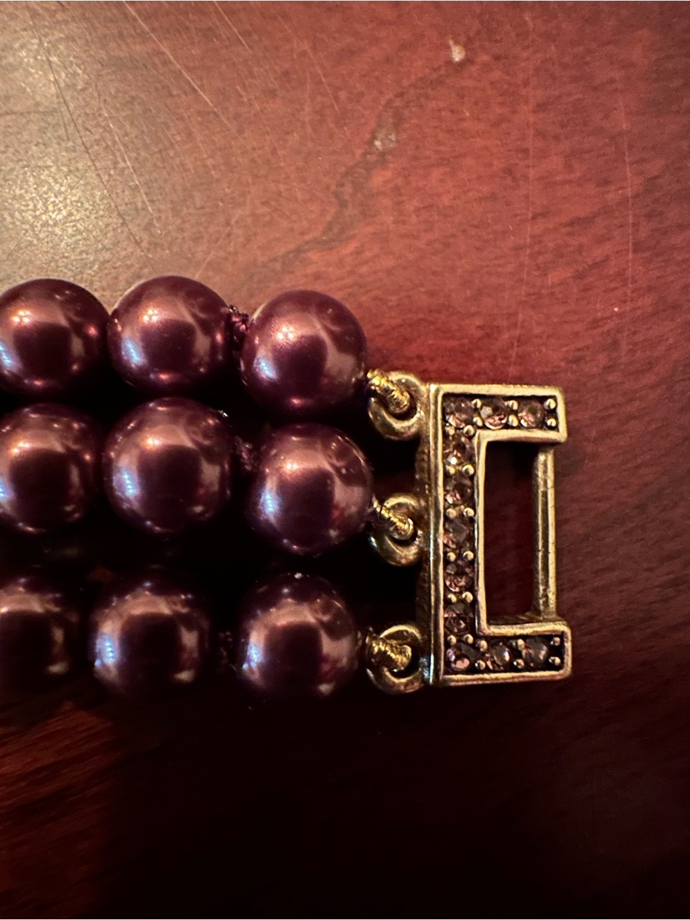 HEIDI DAUS "Tailored to Please" Crystal Amethyst Cushion Pendant Bracelet - Picture 10 of 11